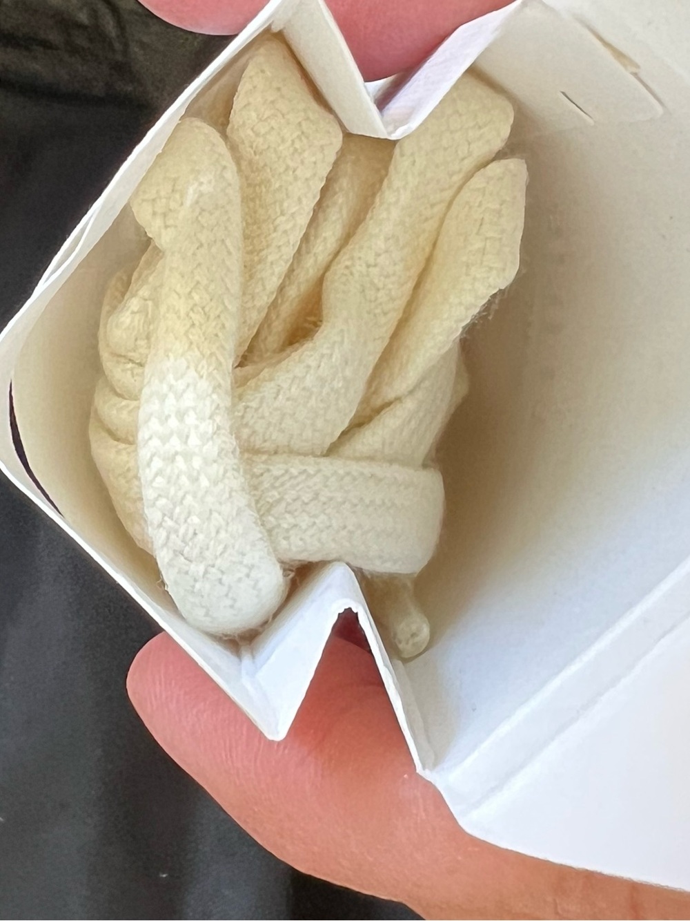 Celine Cream Canvas Lace-Up Boot with Tan Triomphe logo - Picture 11 of 11